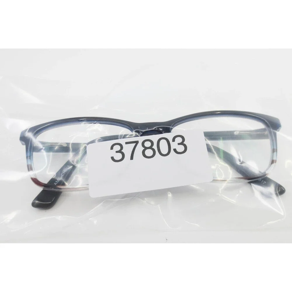 KP 20210 Blue Brown Rectangular Full Rim Eyeglass Frames 50-16-135 37803